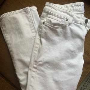 Paige White Straight Leg jeans